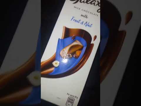GALAXY Milk Chocolate Fruit & Nut #chocolate #shorts #foodies