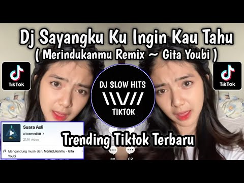 DJ SAYANGKU KU INGIN KAU TAU || MERINDUKANMU REMIX Gita Youbi VIRAL TIKTOK TERBARU 2024