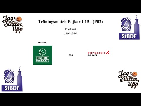 Skuru Basket (P02) mot Fryshuset Basket - 2016-10-06