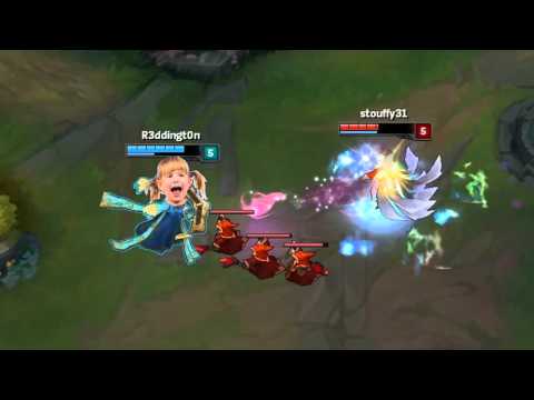 Sona vs Ahri - Pro-Flashdodge (Funny Edit)