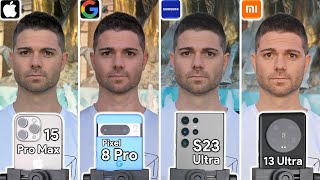 iPhone 15 Pro Max vs Pixel 8 Pro vs Samsung S23 Ultra vs Xiaomi 13 Ultra Camera Test Comparison