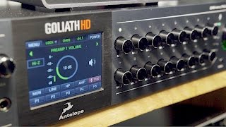 Video thumbnail for Antelope Audio Goliath HD - Musikmesse 2017 by Sound On Sound magazine