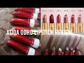 Atiqa odho makeup review and lipstick swatches