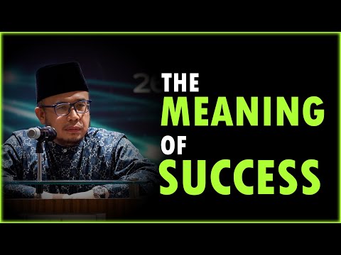 Prof Dato Dr MAZA - The Meaning Of Success