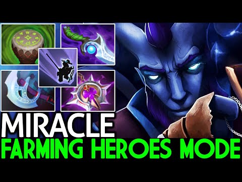 MIRACLE [Riki] Nothing Can Stop Him Farming Heroes Mode Dota 2