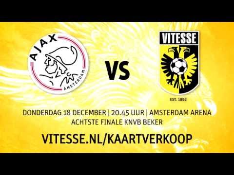 Achtste finale KNVB beker: Ajax vs Vitesse