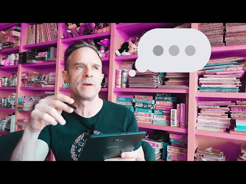 Making music while drawing comics and sourcing vintage items?