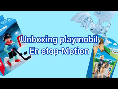 Unboxing playmobil En stop motion (N9260, 5383, 5374 country et special plus)