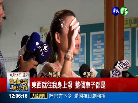 名嘴禍從口出! 許聖梅遭潑白漆