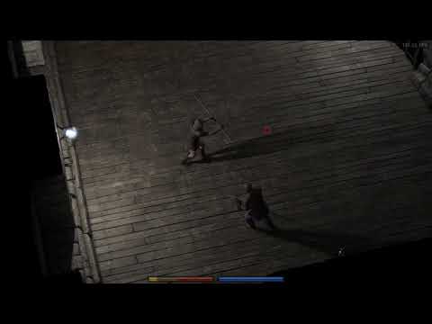 Exanima: Attempting to Block Thrusts with Polearm