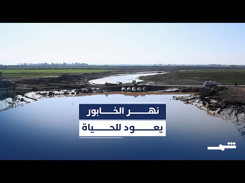 فيديو | الأمطار تعيد الحياة لنهر الخابور في الحسكة السورية