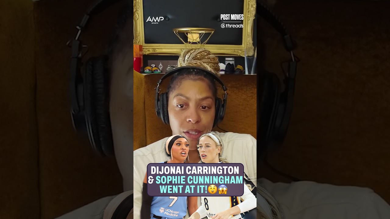 Candace goes over ejection process after DiJonai Carrington's foul on Sophie Cunningham#threads