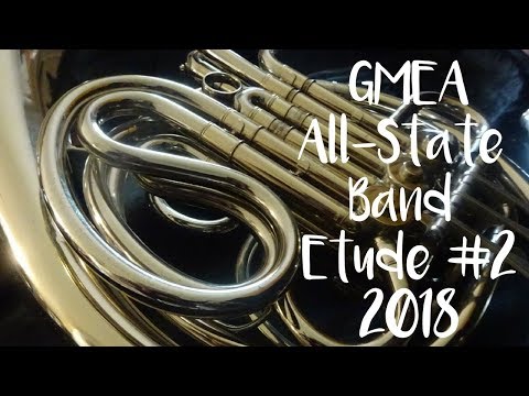 GMEA All State Etude 2018 Middle School Horn - Technical