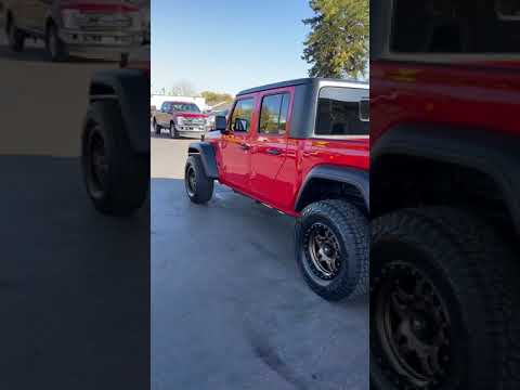 2020 Jeep Gladiator with 600 miles, custom wheels and tires for sale near Sioux Falls, South Dakota!
