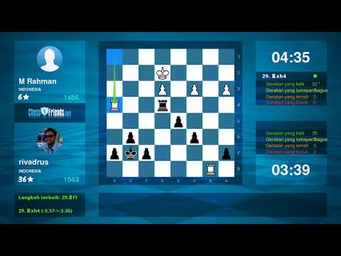 Chess Game Analysis: M Rahman - rivadrus : 0-1 (By ChessFriends.com)