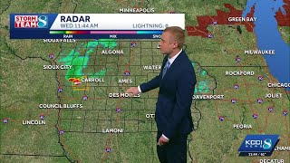 Iowa weather: Severe thunderstorm warning issued for western Iowa counties