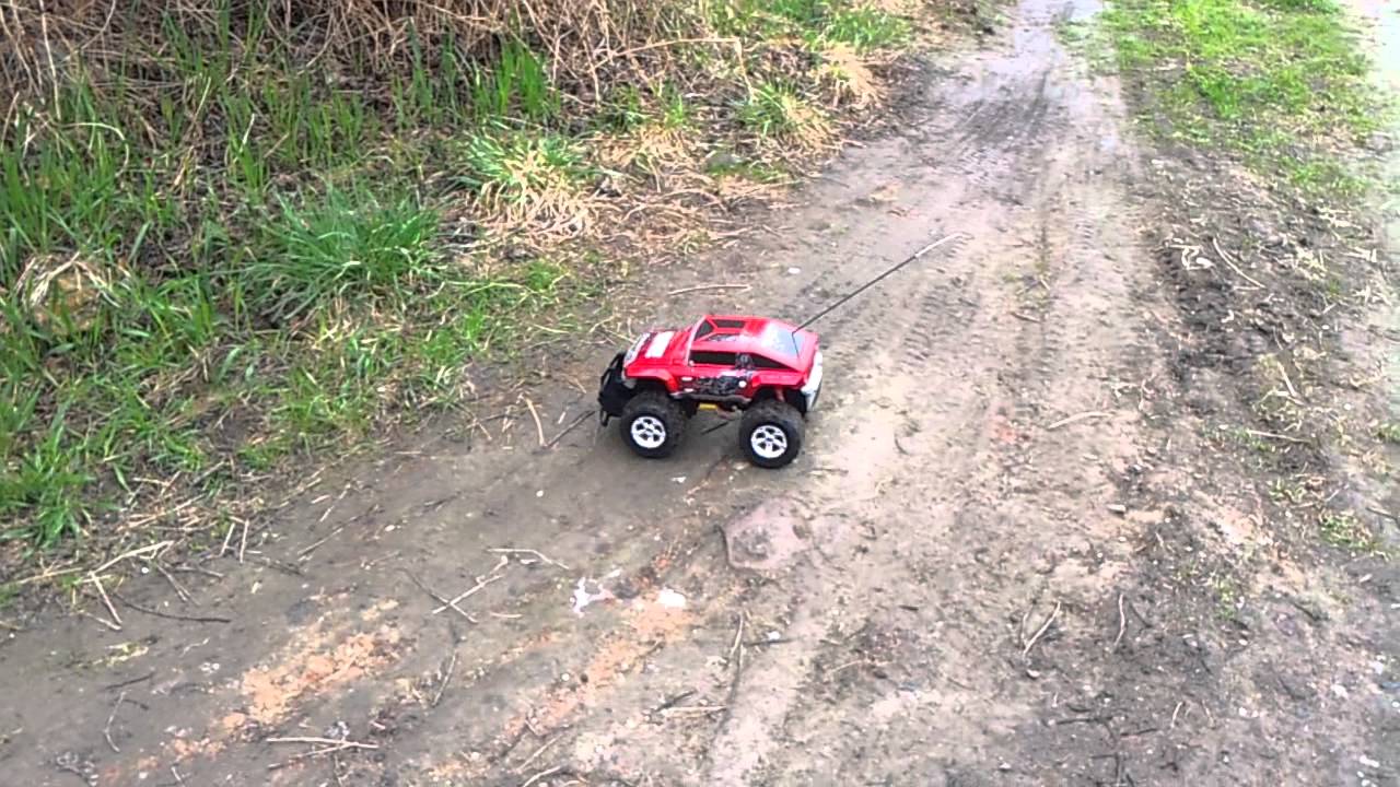 RC auto RAMPAGE Cross Country, čiernozelená
