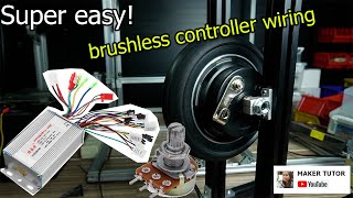 How to wire Brushless Electric scooter / eBike con
