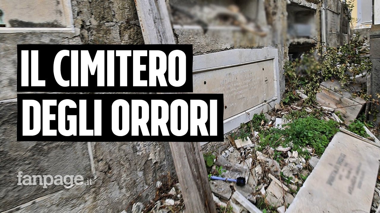Cimitero di Poggioreale, a Napoli i defunti tra incuria e macerie non trovano pace neanche da morti