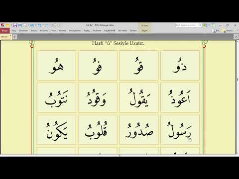 ELIF BA 15.LESSON EXTENDING LETTERS VAV | LEARN THE QUR'AN