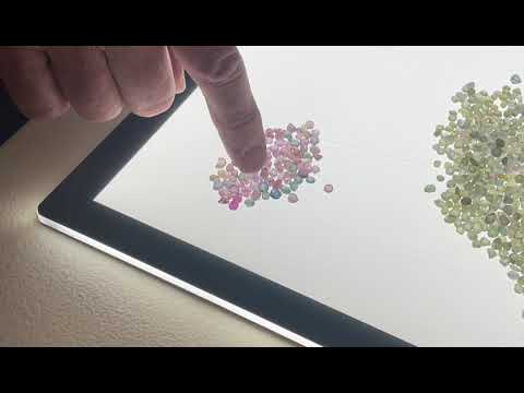 Warren Boyd explaining the heat treatment process for sapphires