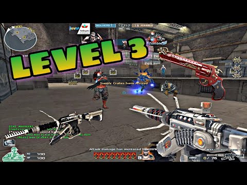 woah M4A1-S Under Tech-Ivory Red (GamePlay) Hero Mode Xtreme |CrossFire Philippines| MonarchZombieV4