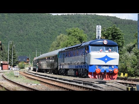 Bardotky T 478.1002 a T 478.1008 na Slavnostech Pernštejnského panství  - 6. 7. 2017