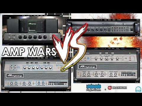 Plugin Alliance Ampeg B-15N vs SVT-3PRO vs SVT-VR vs V-4B - BASS AMP WAR