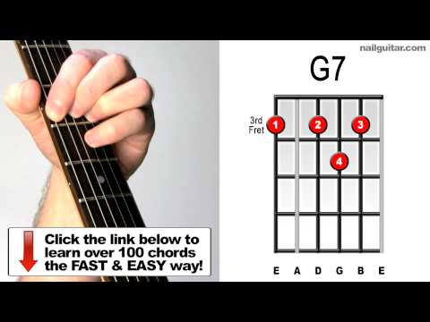 How to Play G7 - Super Cool Dominant Chord For Blues, Funk Jazz & Rock
