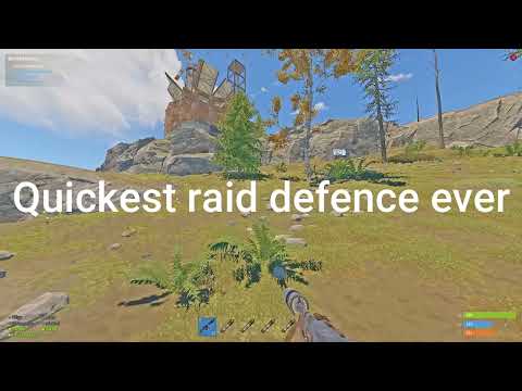 Fast raid defense | RUST