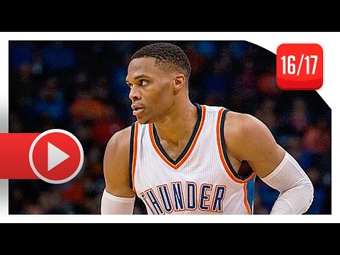 Russell Westbrook Full Triple-Double Highlights vs Pistons (2016.11.26) - 17 Pts, 15 Ast, 13 Reb