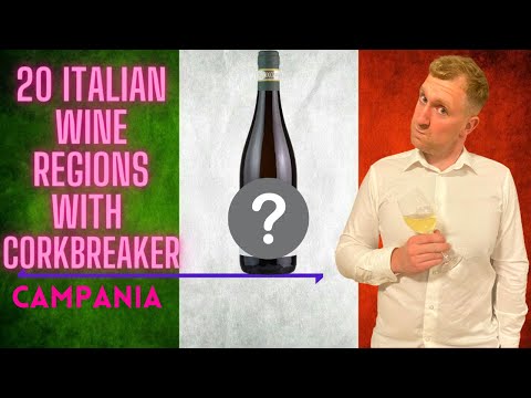 20 Italian Wine Regions with Corkbreaker - Campania