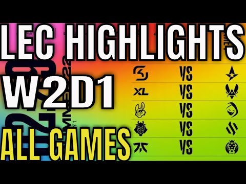LEC Highlights ALL GAMES W2D1 Summer 2022 | Week 2 Day 1