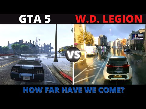 GTA 5 vs Watch Dogs Legion | driving gameplay | Xbox Series X