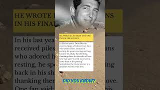 HE WROTE LETTERS TO FANS IN HIS FINAL DAYS