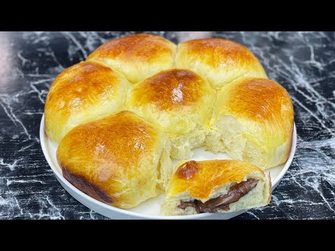 LA FAMEUSE BRIOCHE SANS ROBOT FOURÉE AU chocolat 🍞 Tellement moelleuse et filante
