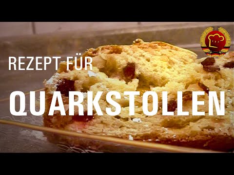 Beliebt weil einfach - Quarkstollen Rezept aus der DDR, mit dem du schnell Stollen backen kannst