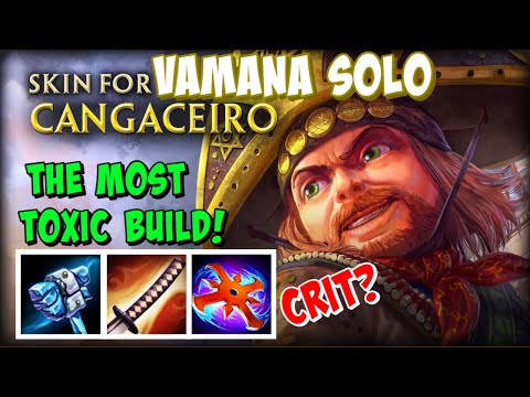SOLO VAMANA GAMEPLAY IS BROKEN WITH THIS BUILD - SMITE SEASON 9