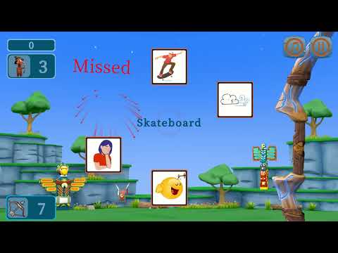 Learn Spanish Words Archery Video