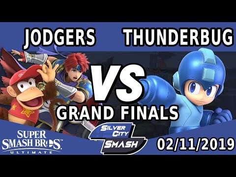 SCS#9 Grand Finals - Jodgers (Roy, Diddy Kong) vs Thunderbug (Mega Man)