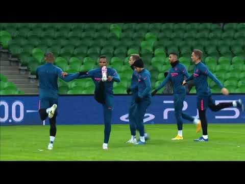 Sevilla train ahead of Champions League match with Krasnodar