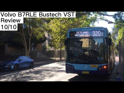 Sydney Transport Vlog 21: Volvo B7RLE Bustech VST review. (My voice)