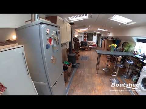 Thames Lighter Barge with London mooring  - Boatshed - Boat Ref#300442