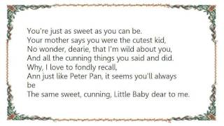Judy Garland - Pretty Baby Radio Broadcast Lyrics