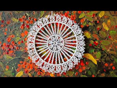 DIY Macrame Star Ornament Tutorial Handmade Christmas Tree Decoration
