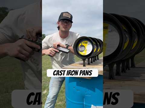 Cast Iron Pans vs 50 Cal Sniper Rifle