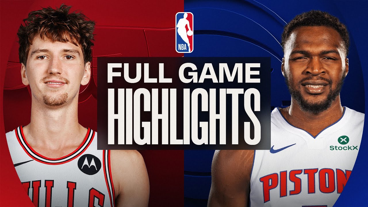 BULLS at PISTONS | FULL GAME HIGHLIGHTS | November 12, 2025