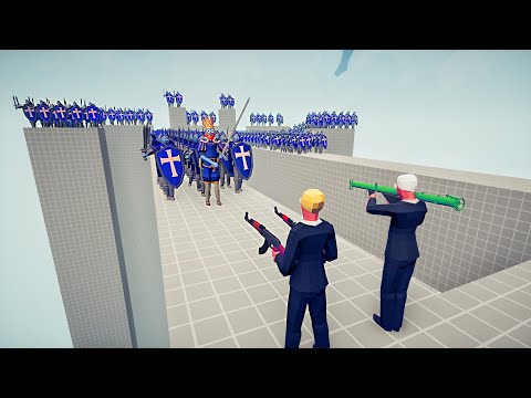 DONALD TRUMP & JOE BIDEN vs 100x EVERY UNIT - Totally Accurate Battle Simulator TABS