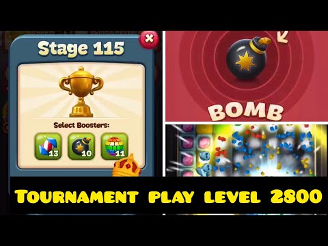 Toon Blast Tournament | Level 2800 Stage 115-119| Tips and Tricks | Best Playing Skills