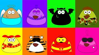 TODAS MINHAS SKINS DO POU ATUALIZADO | Pou Vlogs